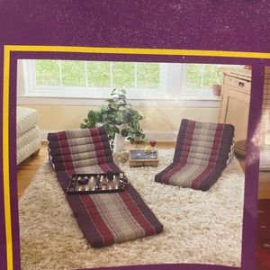 Multi colored Triangle Yoga Cushions